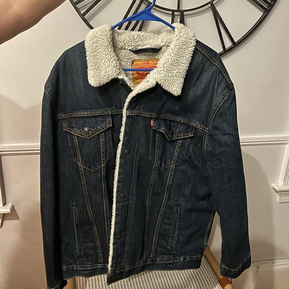 Levi Sherpa Jean Jacket